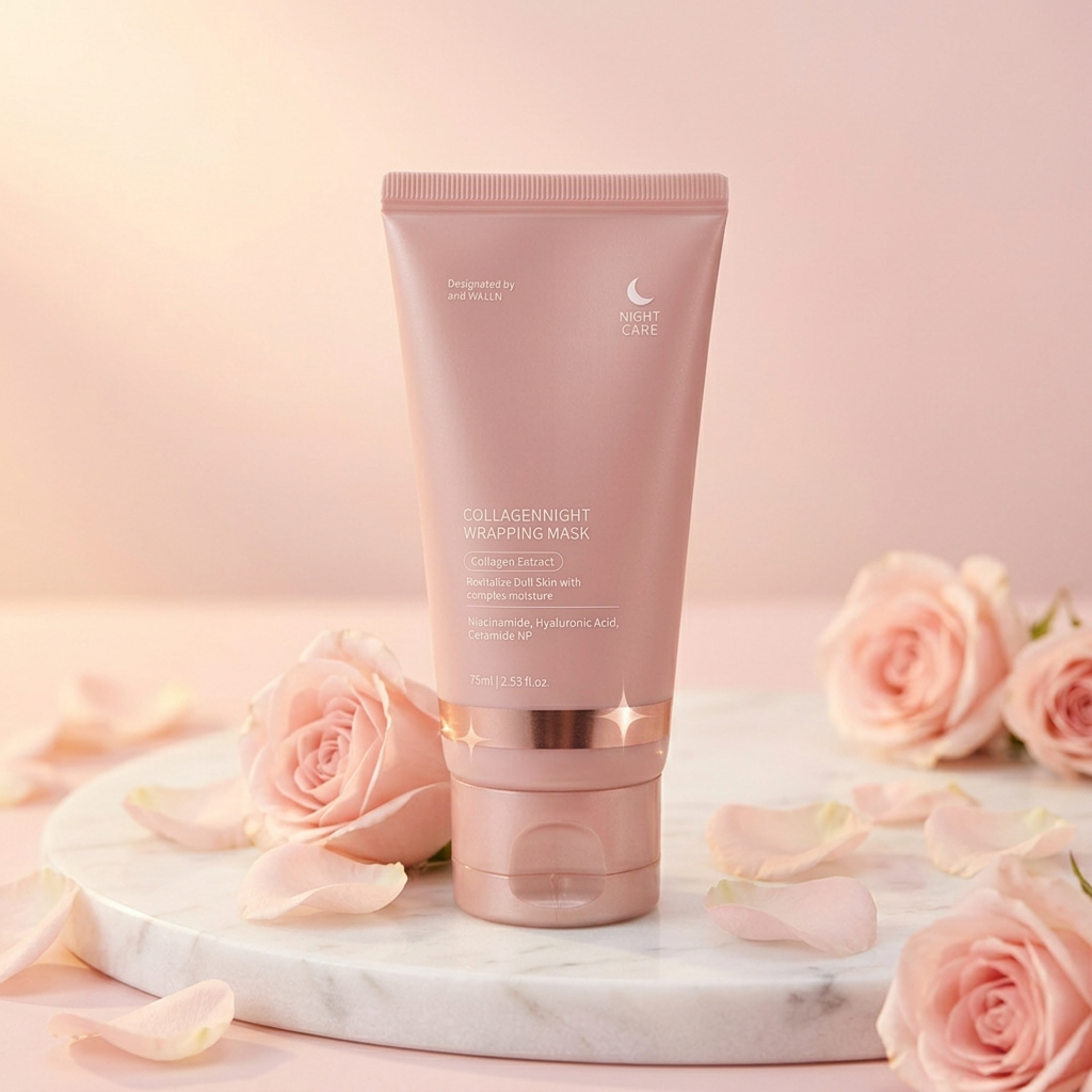 Maschera Viso Notturna al Collagene – Idratante e Rassodante