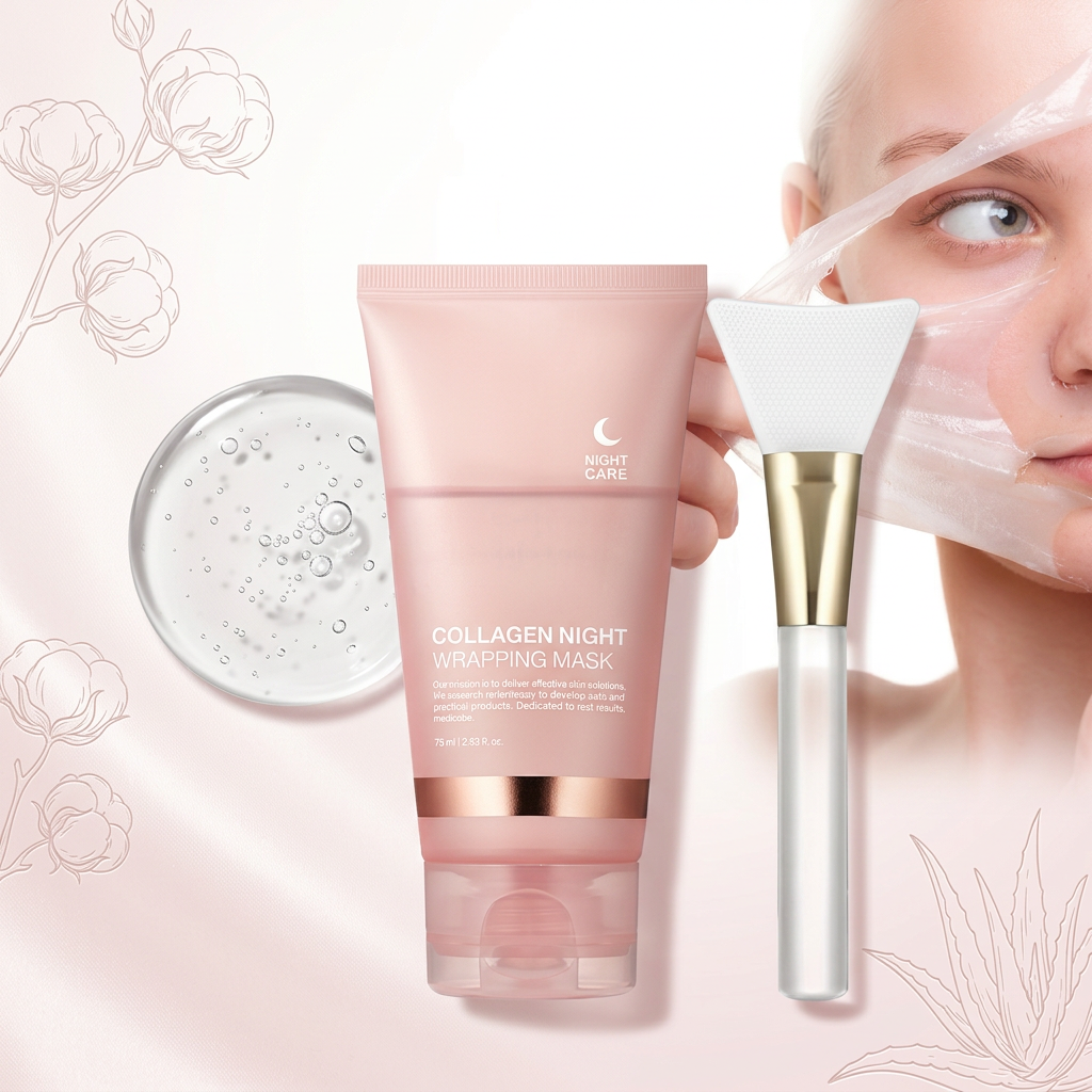 Maschera Viso Notturna al Collagene – Idratante e Rassodante
