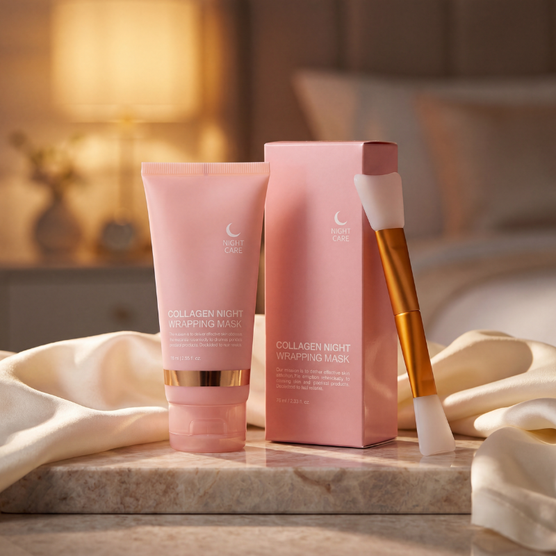 Maschera Viso Notturna al Collagene – Idratante e Rassodante