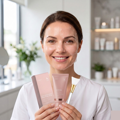 Maschera Viso Notturna al Collagene – Idratante e Rassodante
